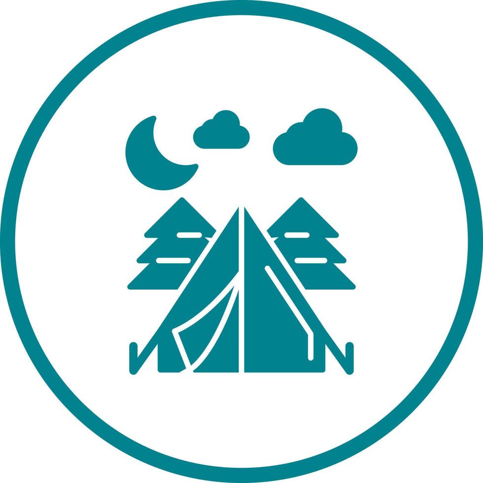 Tent Vector Icon