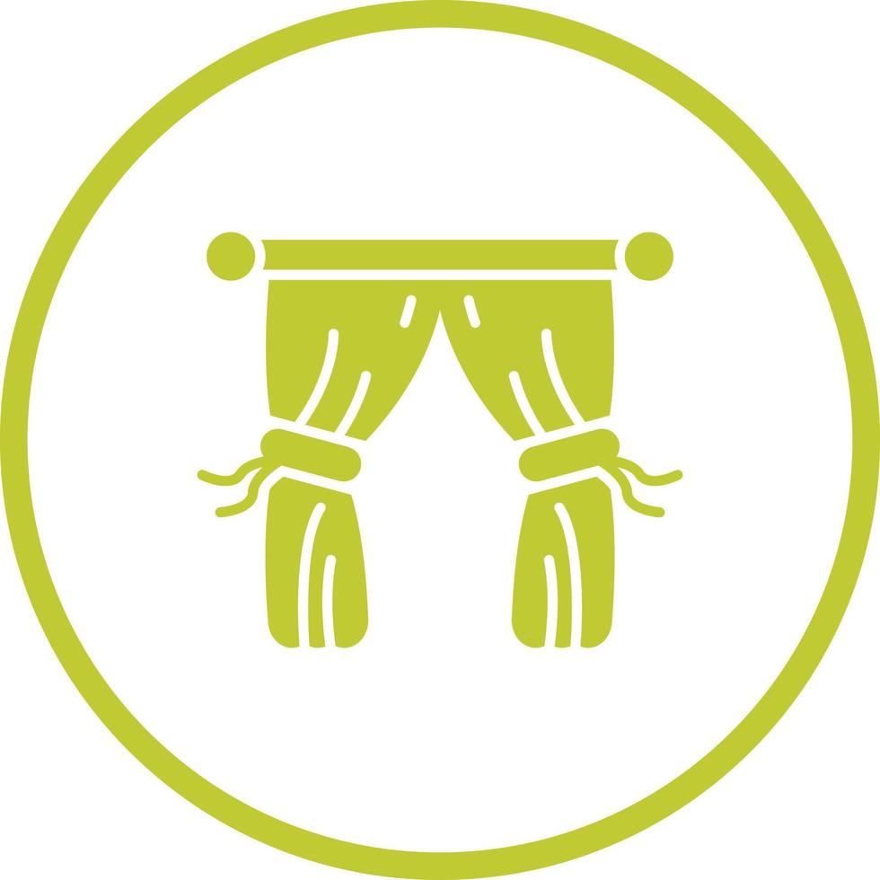 Curtains Vector Icon