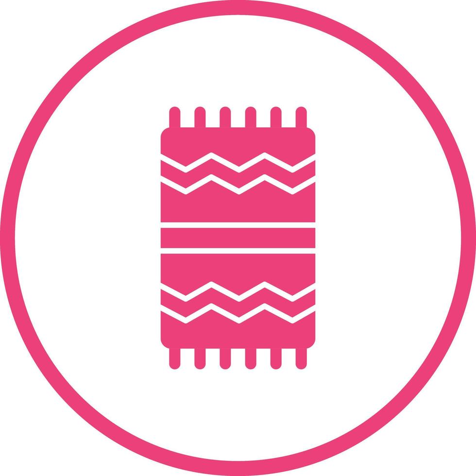 Beach Towel Vector Icon