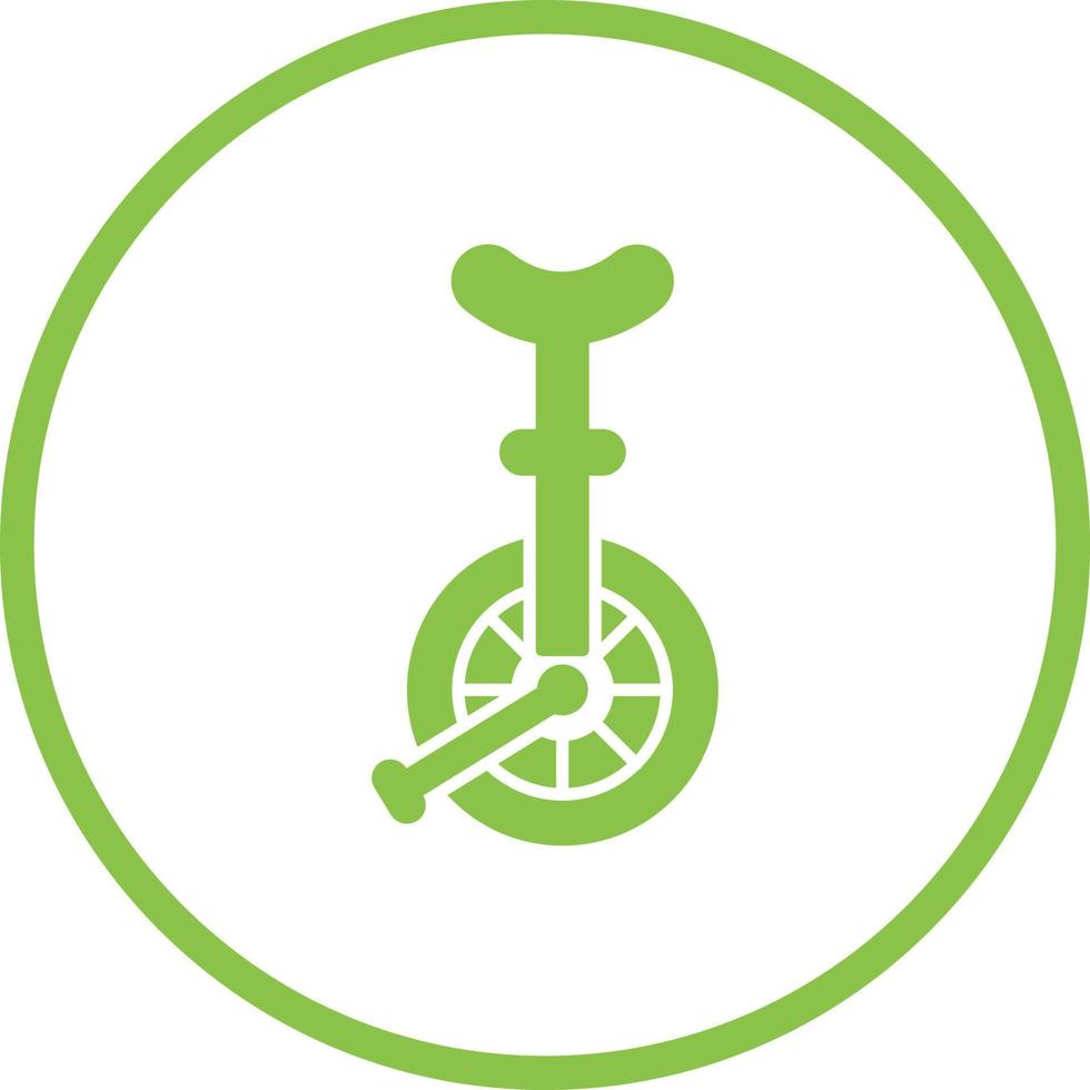 Unicycle Vector Icon