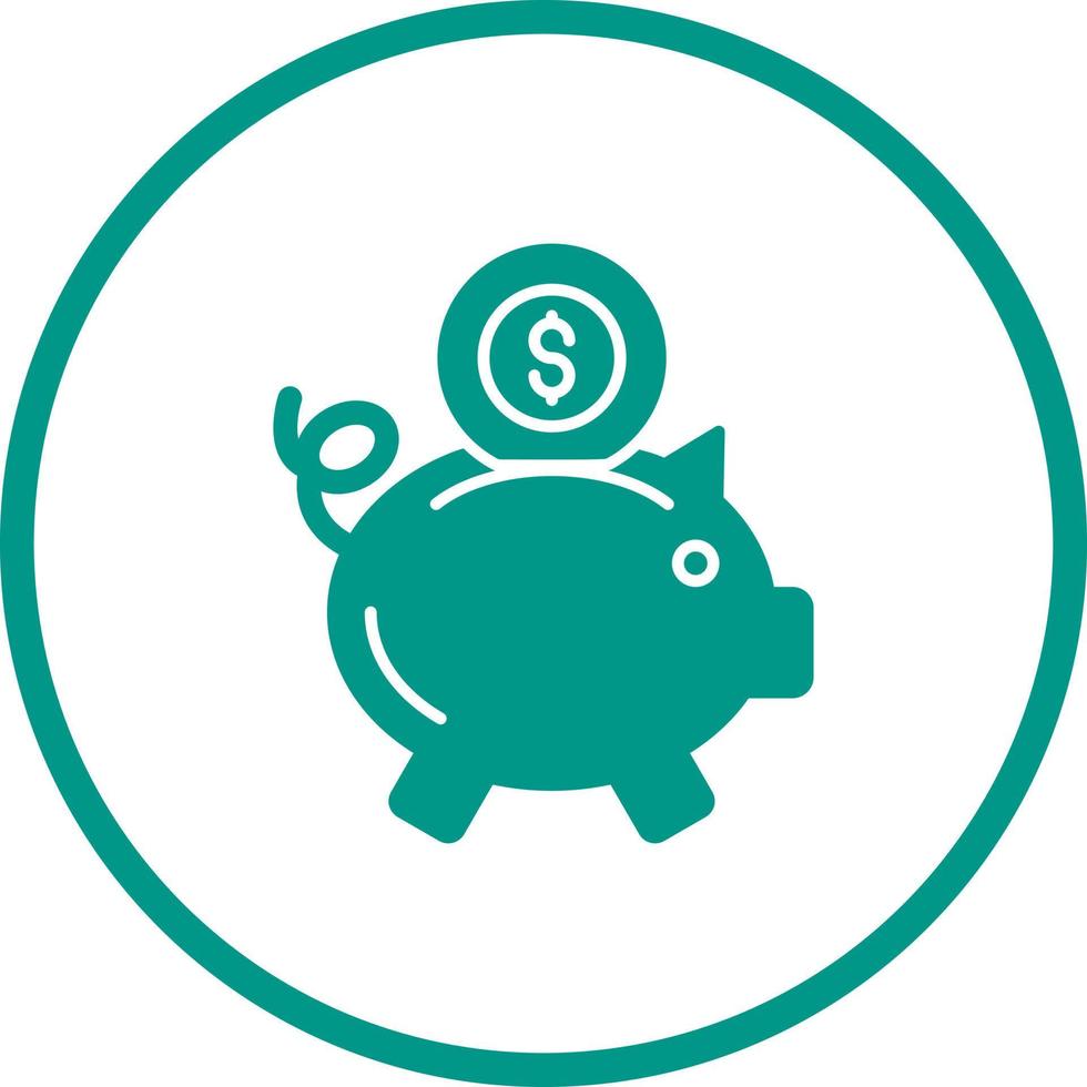 Piggy Bank Vector Icon