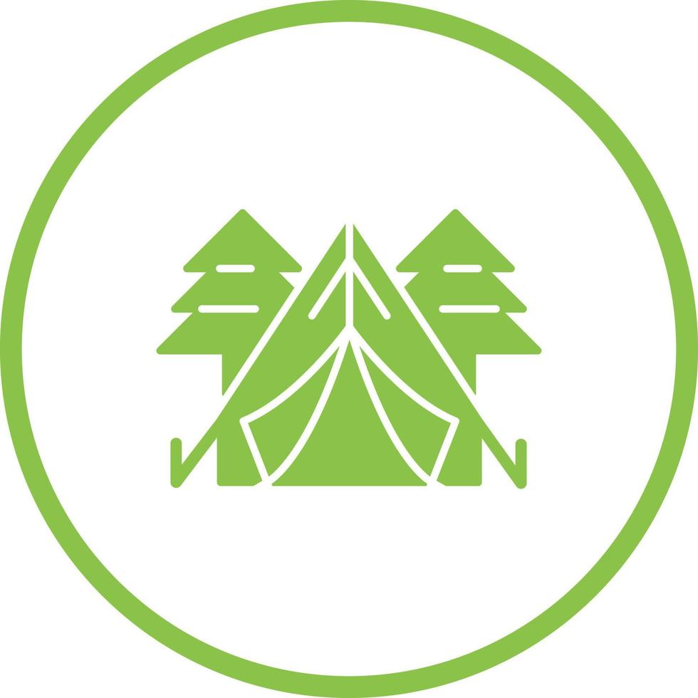 Tent Vector Icon