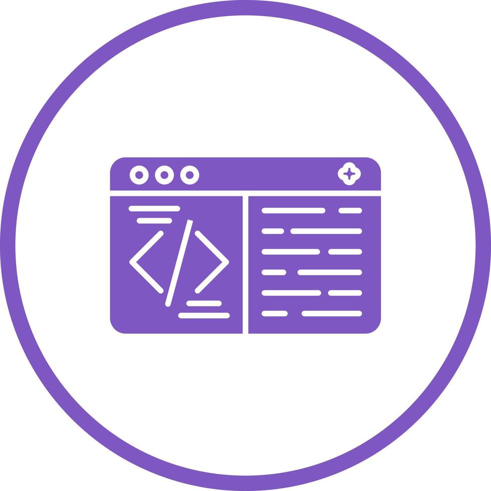 Coding Vector Icon