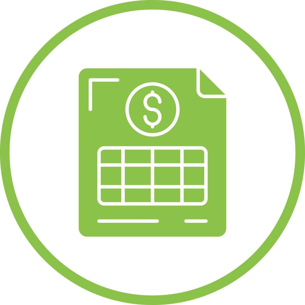 Invoice Vector Icon