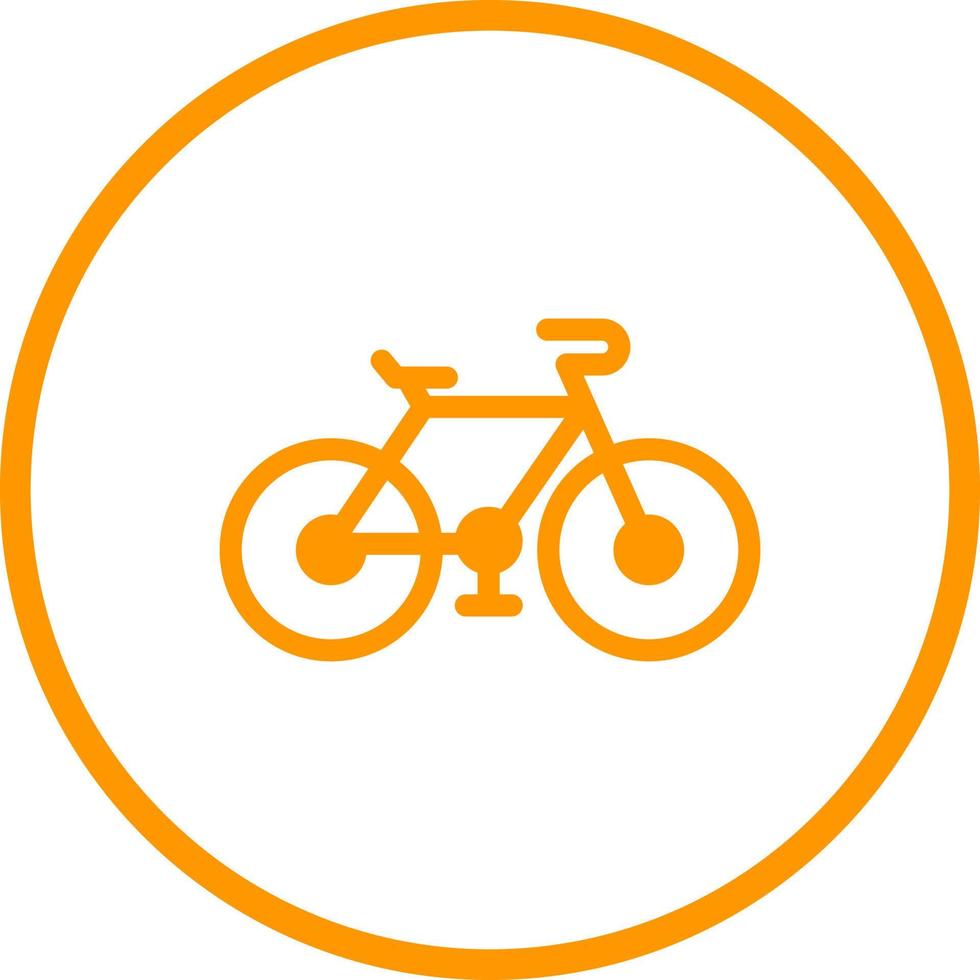 icono de vector de bicicleta