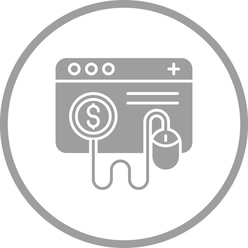 Pay Per Click Vector Icon