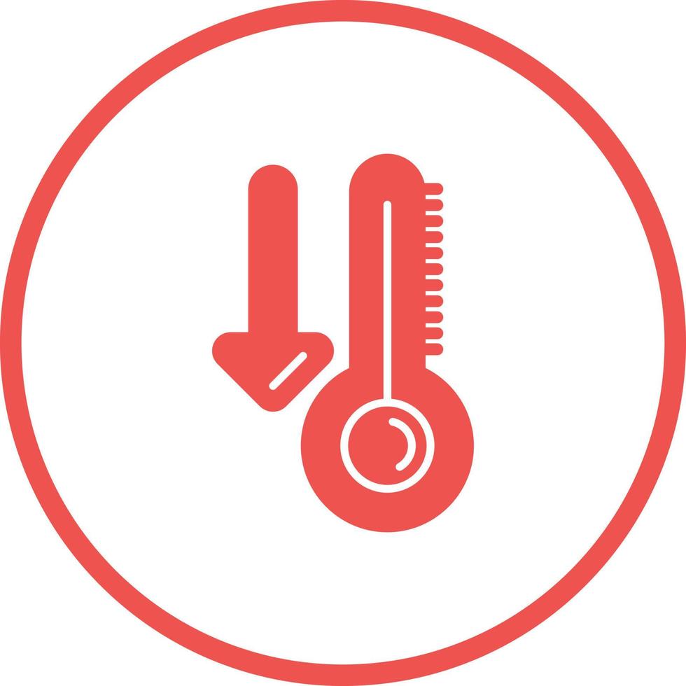 Low Temperature Vector Icon