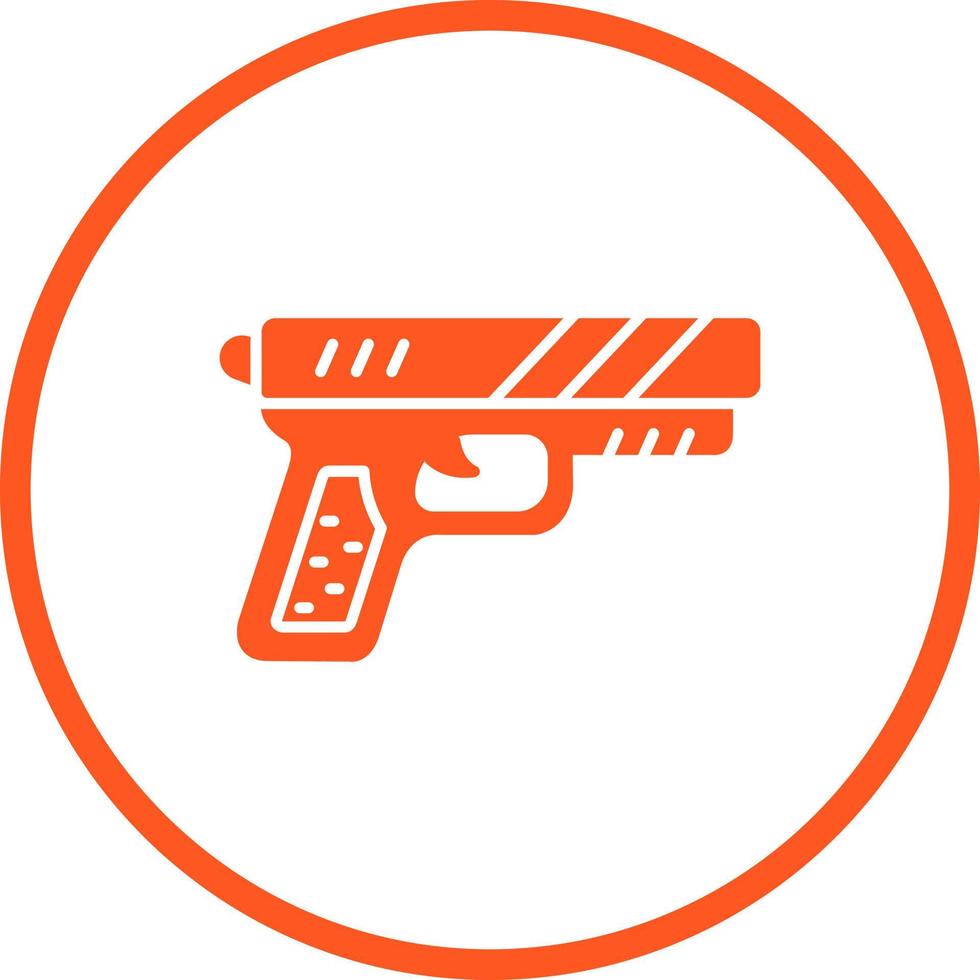 icono de vector de pistola