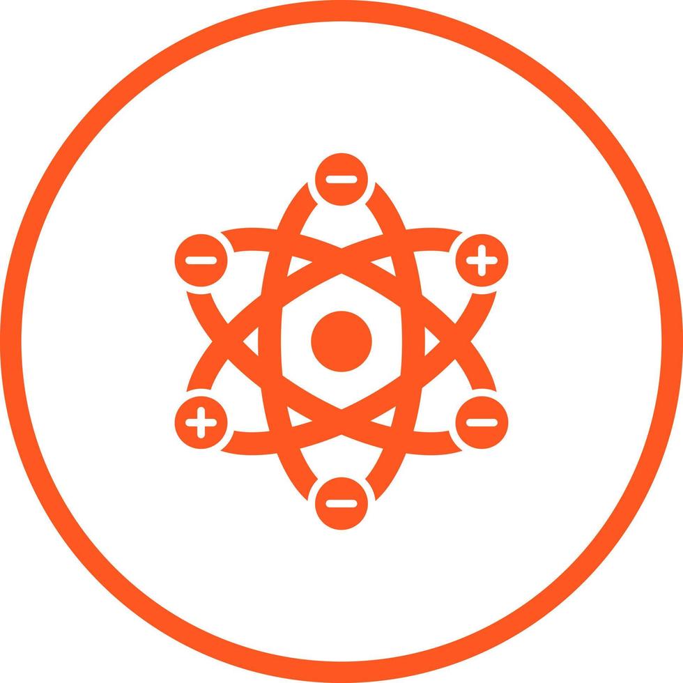 Atom Structure Vector Icon