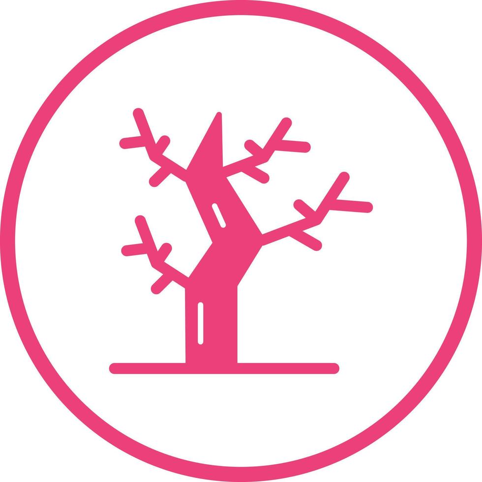 Dry Tree Vector Icon
