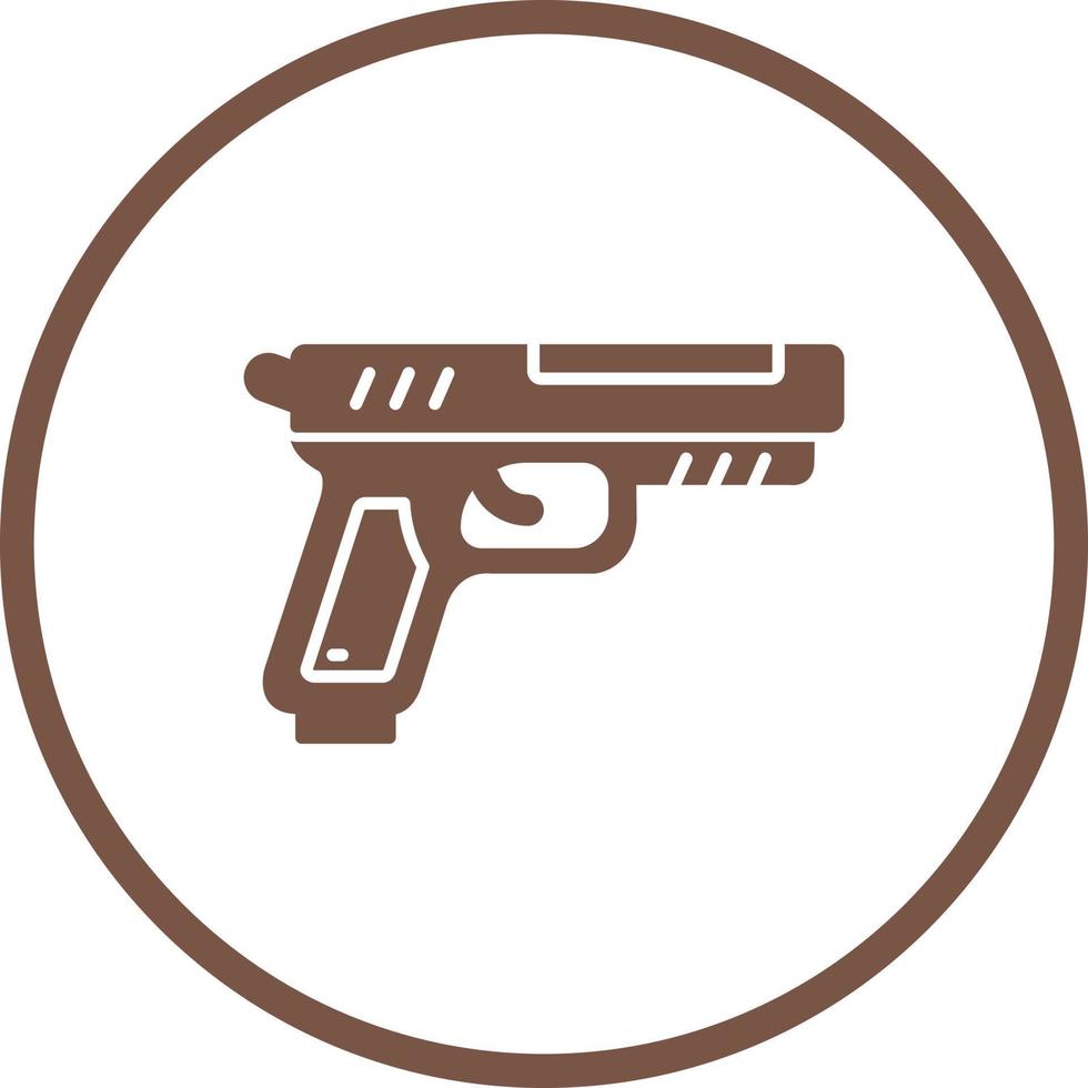 icono de vector de pistola