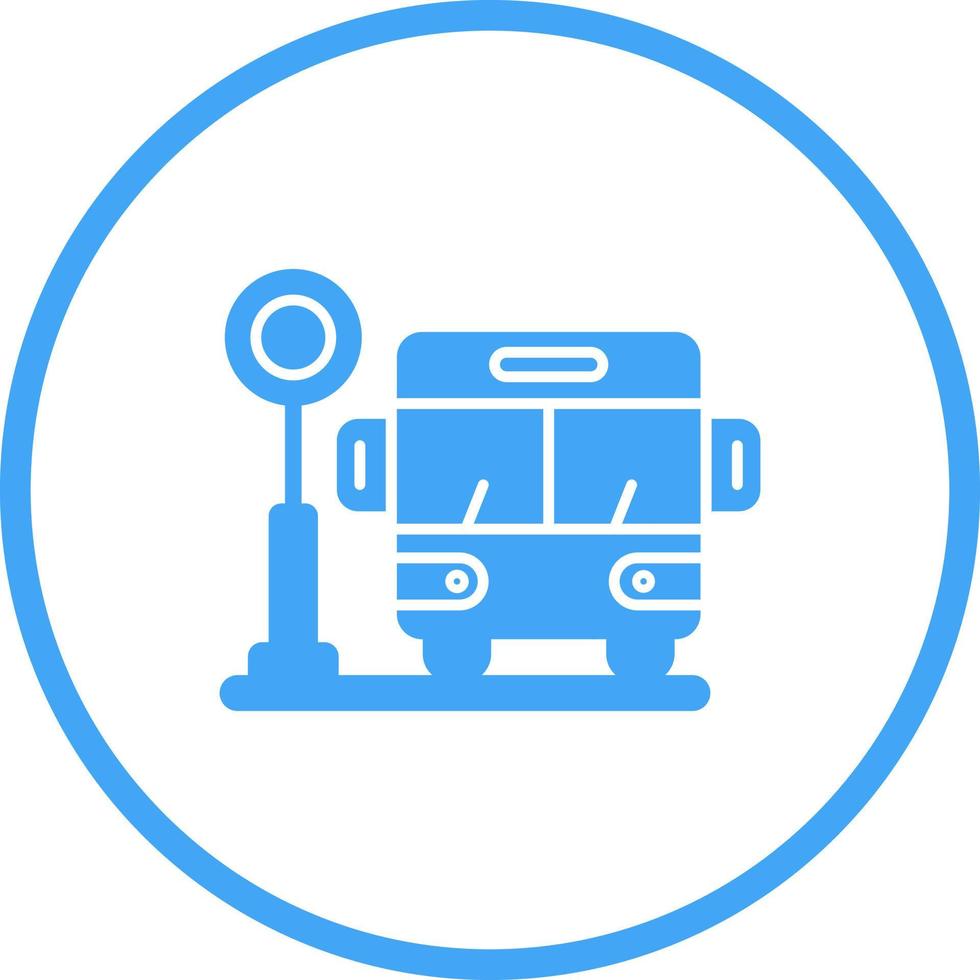 Bus Stop Vector Icon
