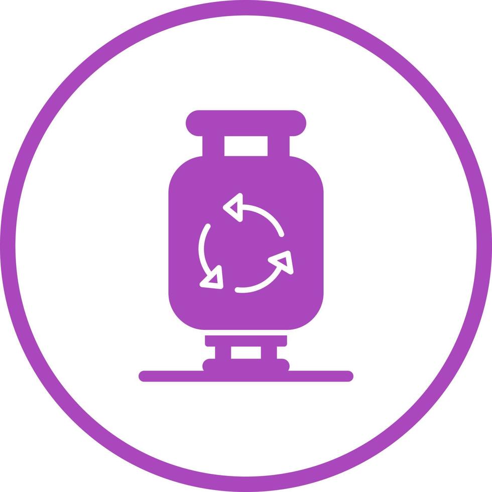 Gas Cylinder Vector Icon