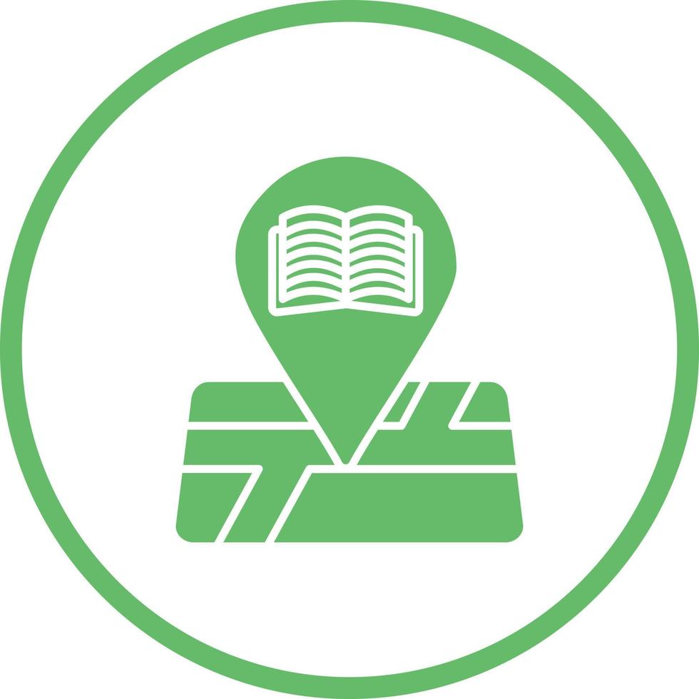 Library Location Vector Icon