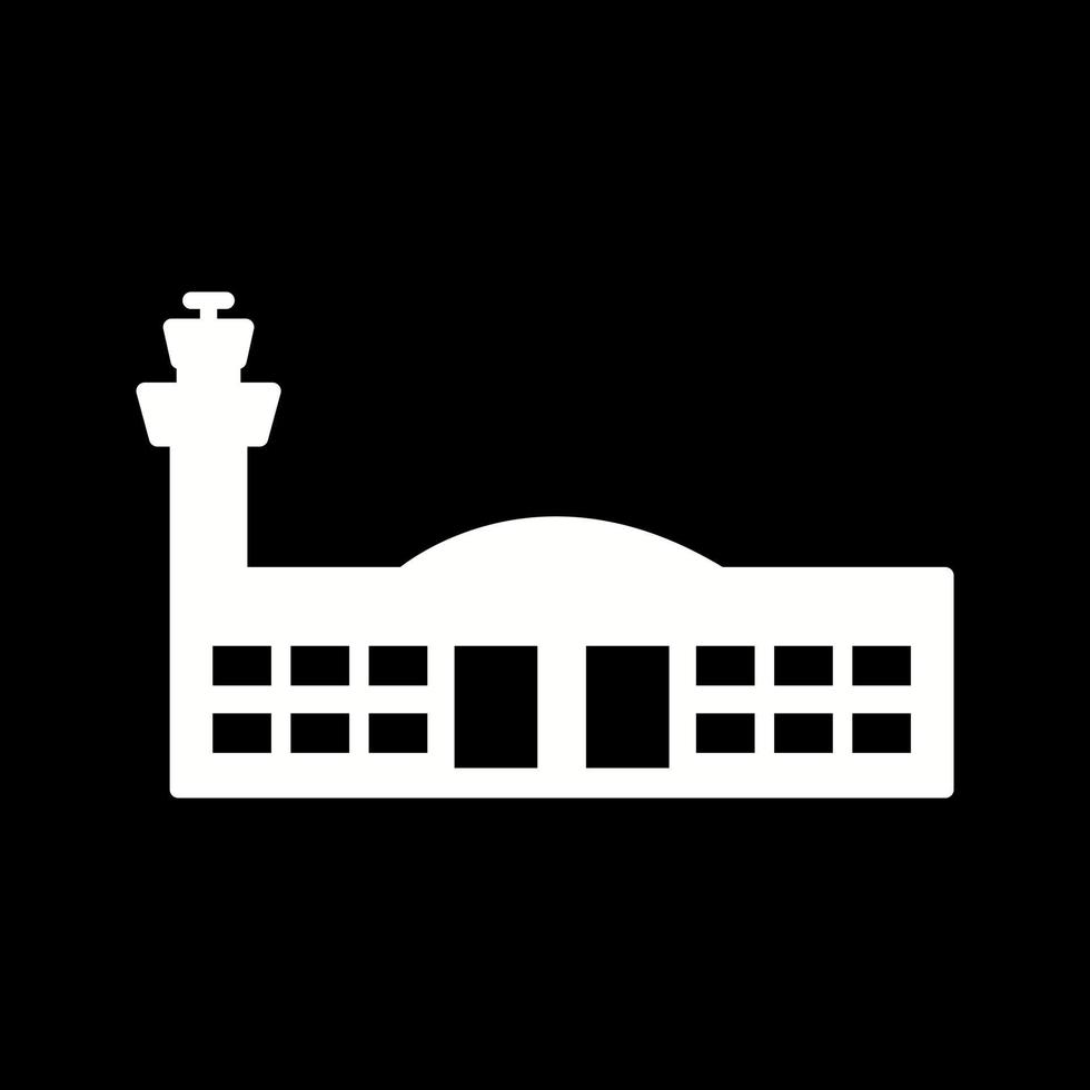 Airport Building Vector Icon