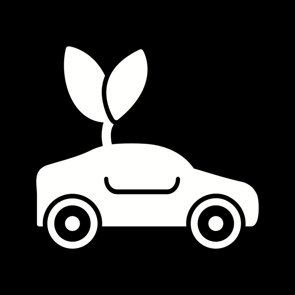 Eco friendly Car Vector Icon