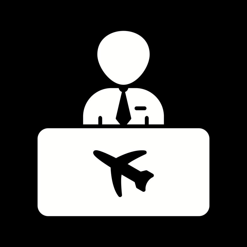 Flight Information Vector Icon