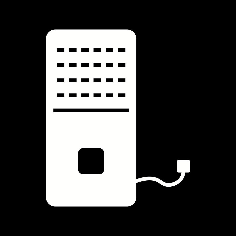 Electric Furnace Vector Icon