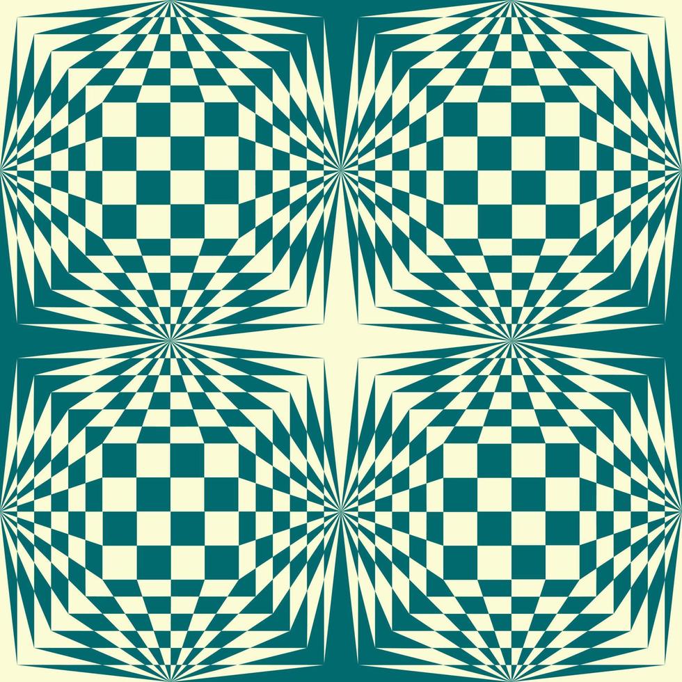 Stock vector background chess green colors illustration geometric pattern.