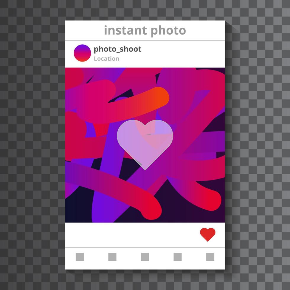 Cover photo application vector