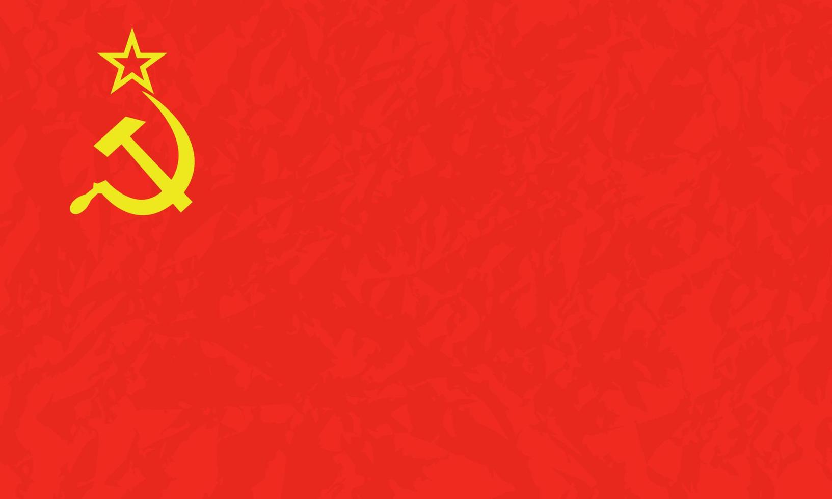 Flag of the USSR in flat style for printing and design.Vector illustration. vector