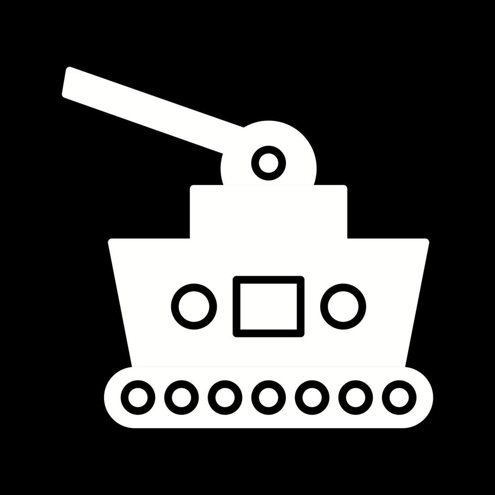 icono de vector de tanque