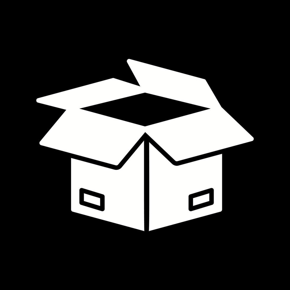 Open Box Vector Icon