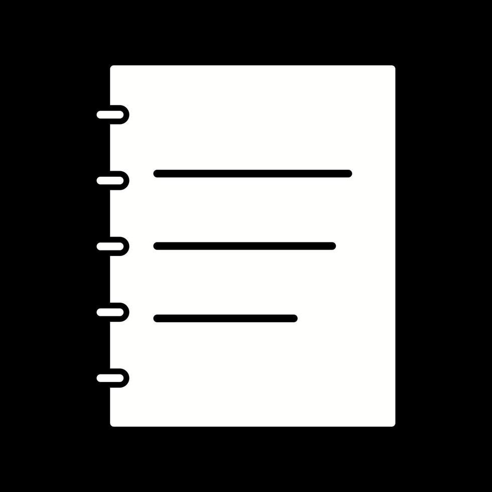 Notepad Vector Icon