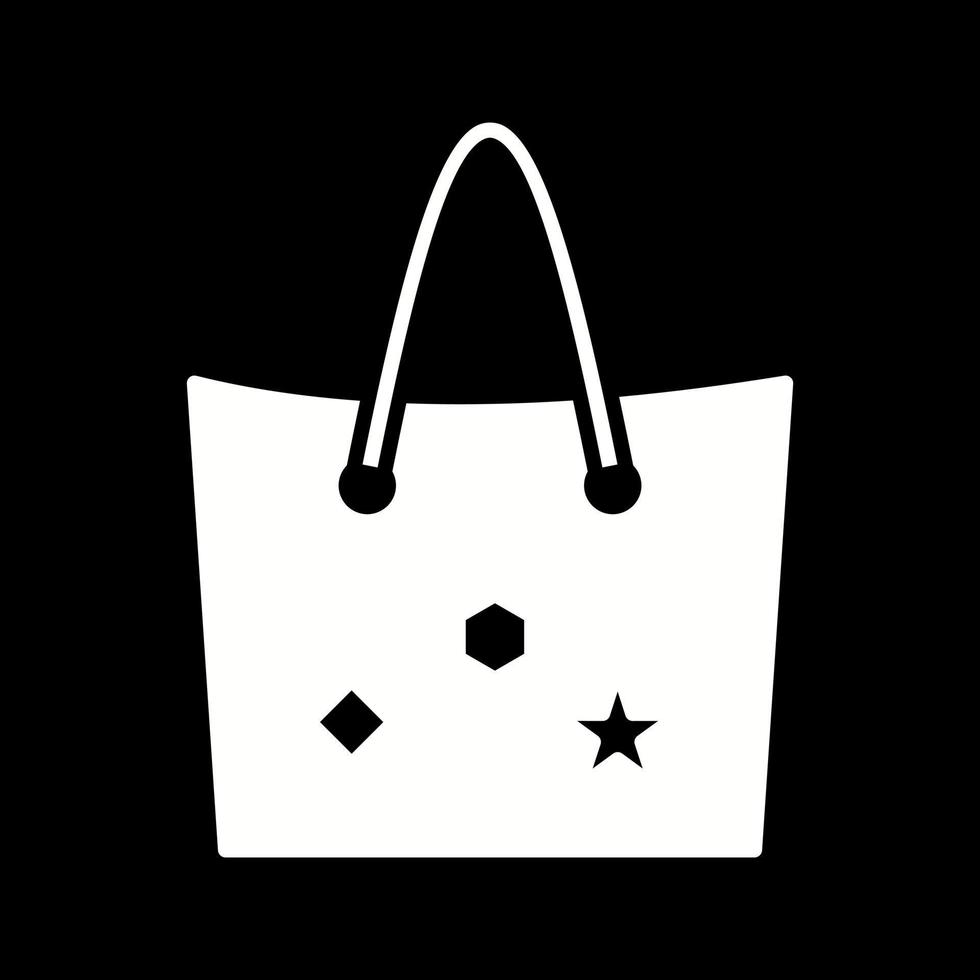 Bag with Tags Vector Icon