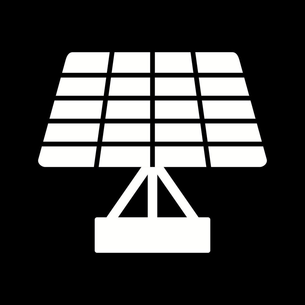 icono de vector de panel solar