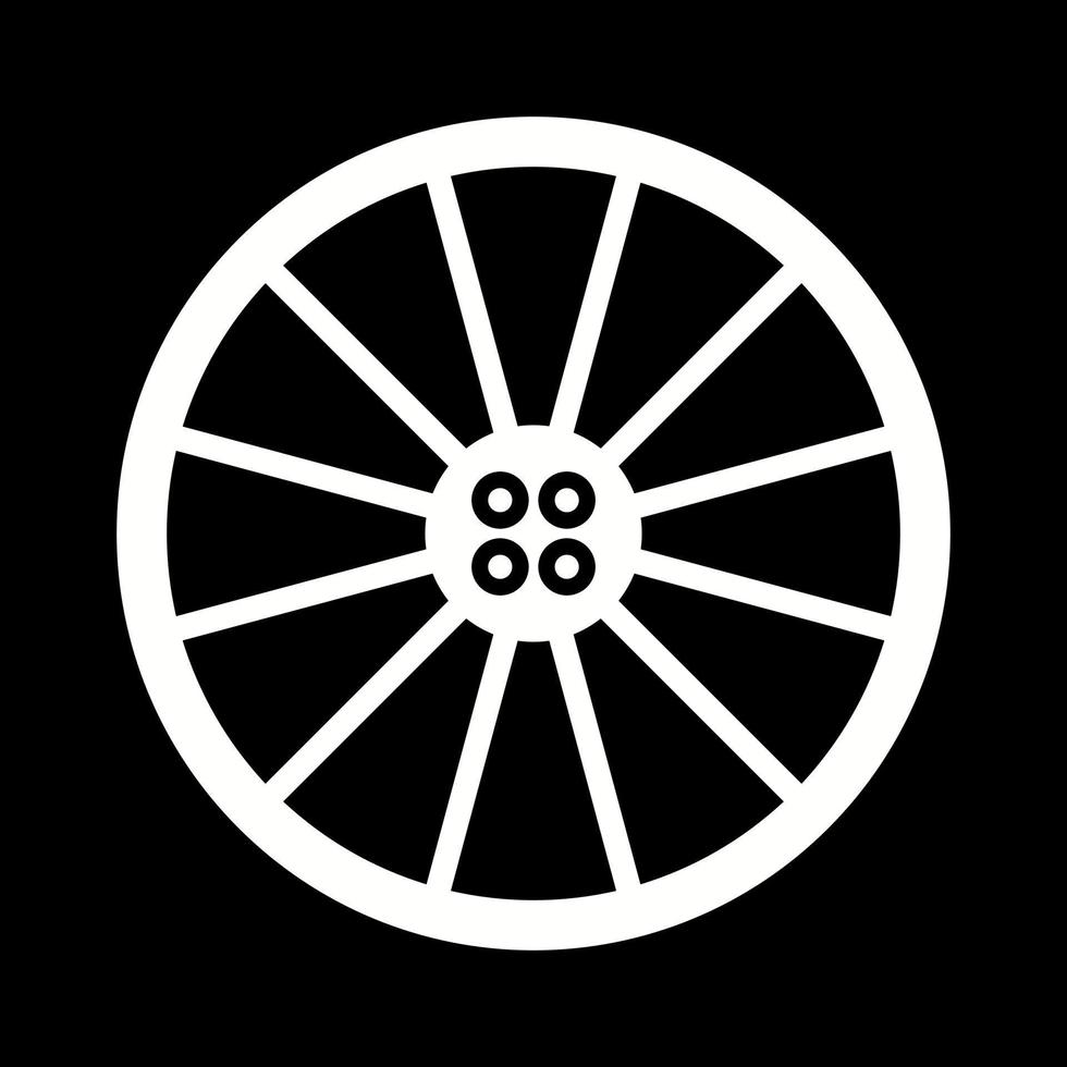 Wheel Vector Icon