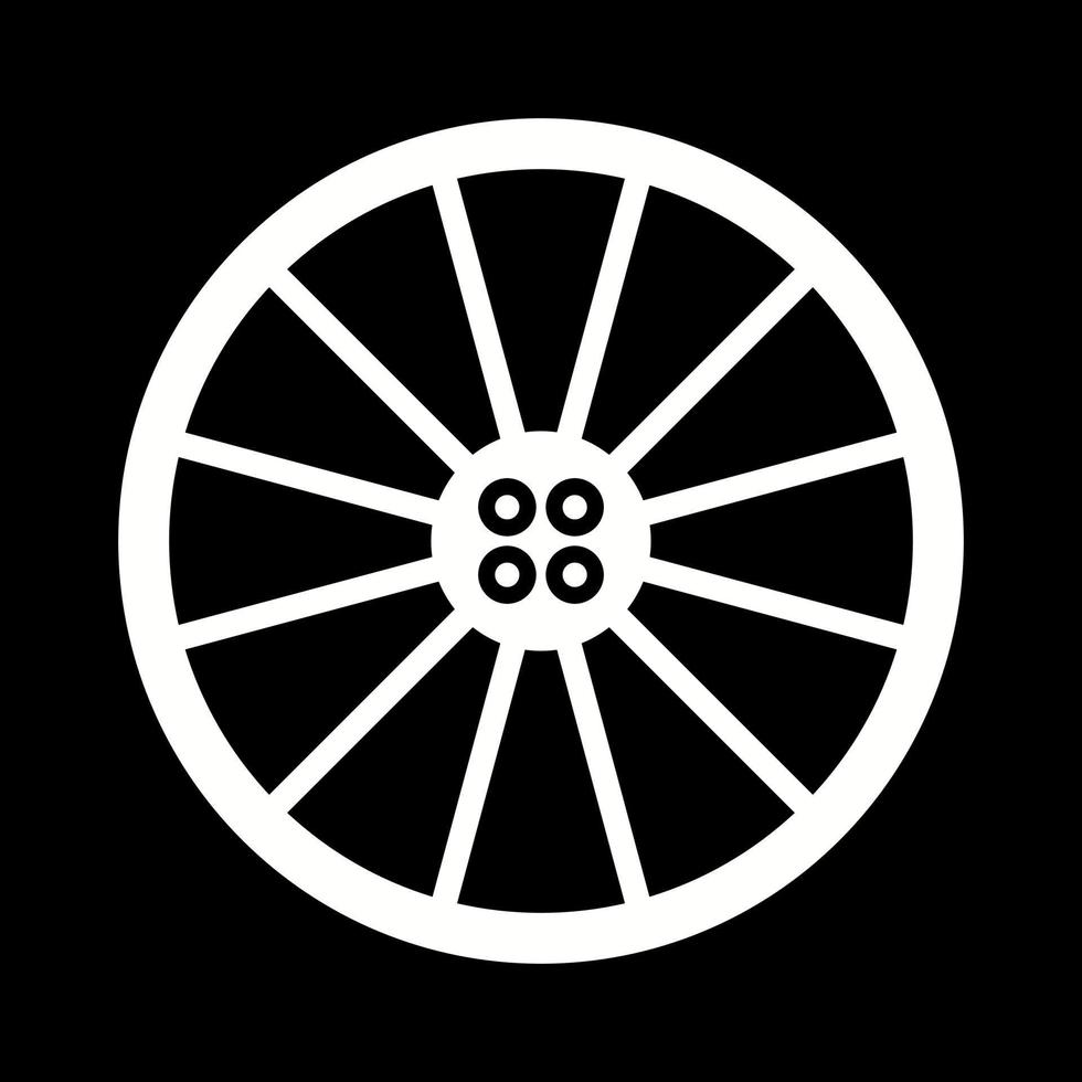 Wheel Vector Icon