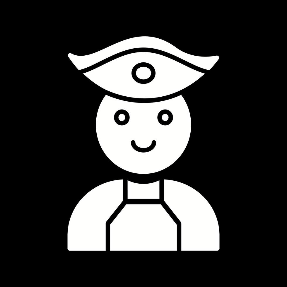 Male Pirate Vector Icon