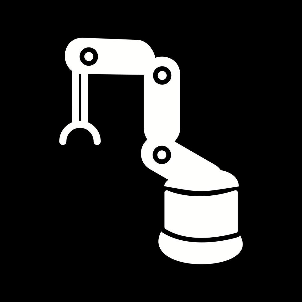 Industrial Robot Vector Icon