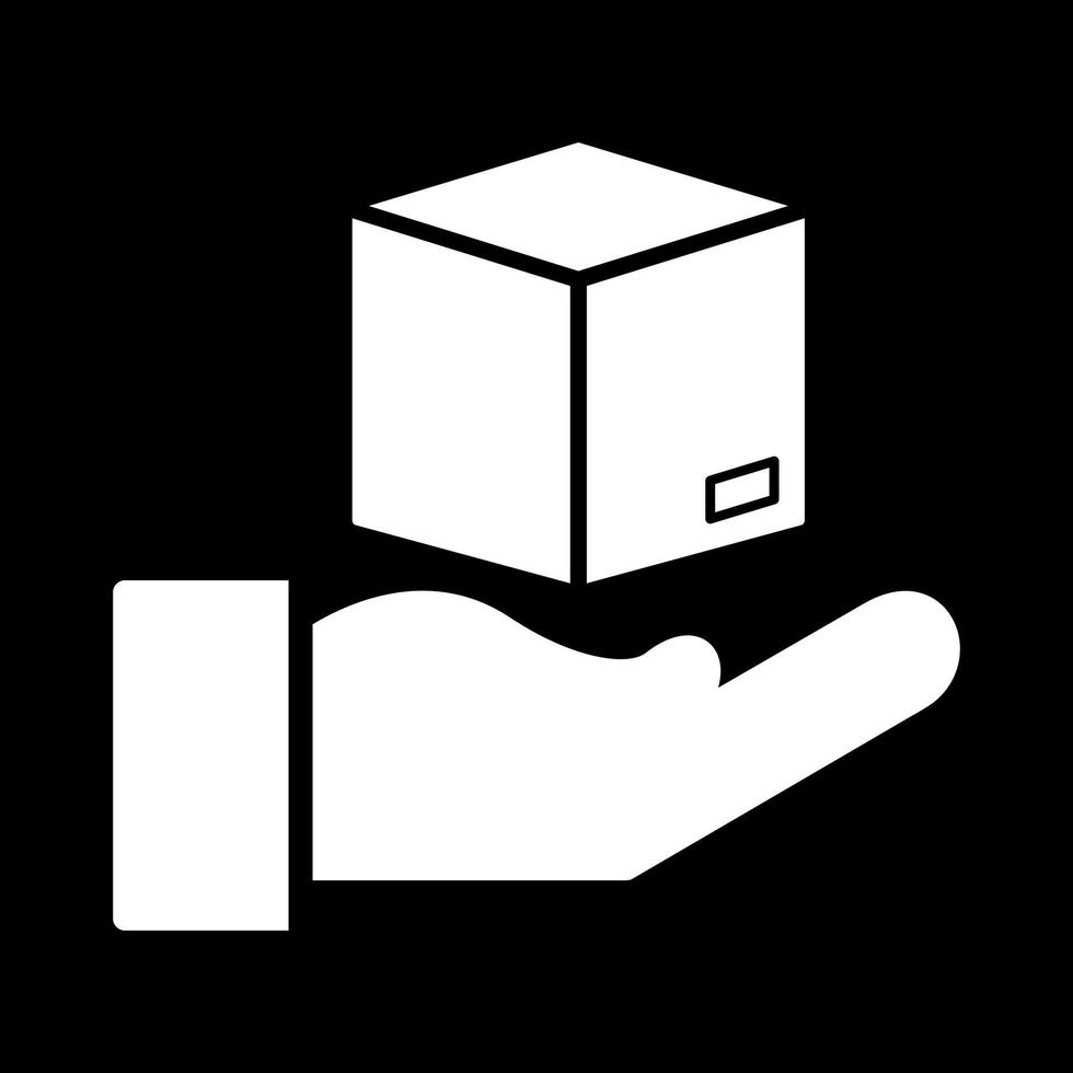 Hand Over Package Vector Icon