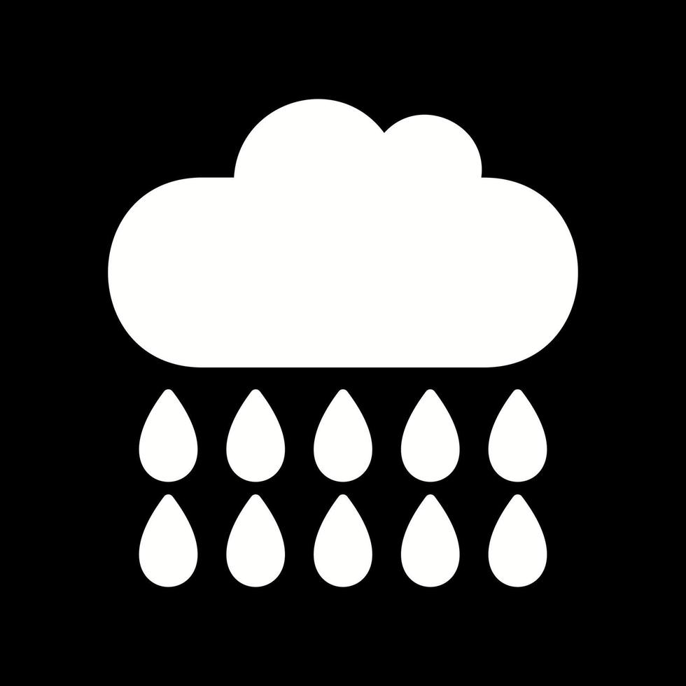 Rain Vector Icon