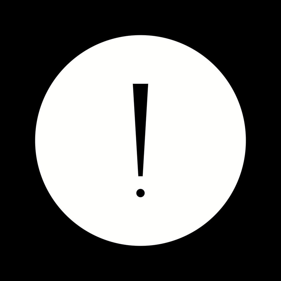 Warning Sign Vector Icon
