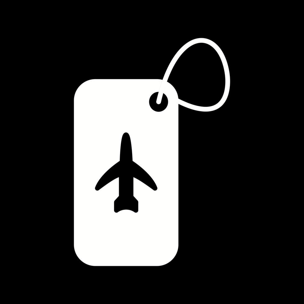 Luggage Tag Vector Icon