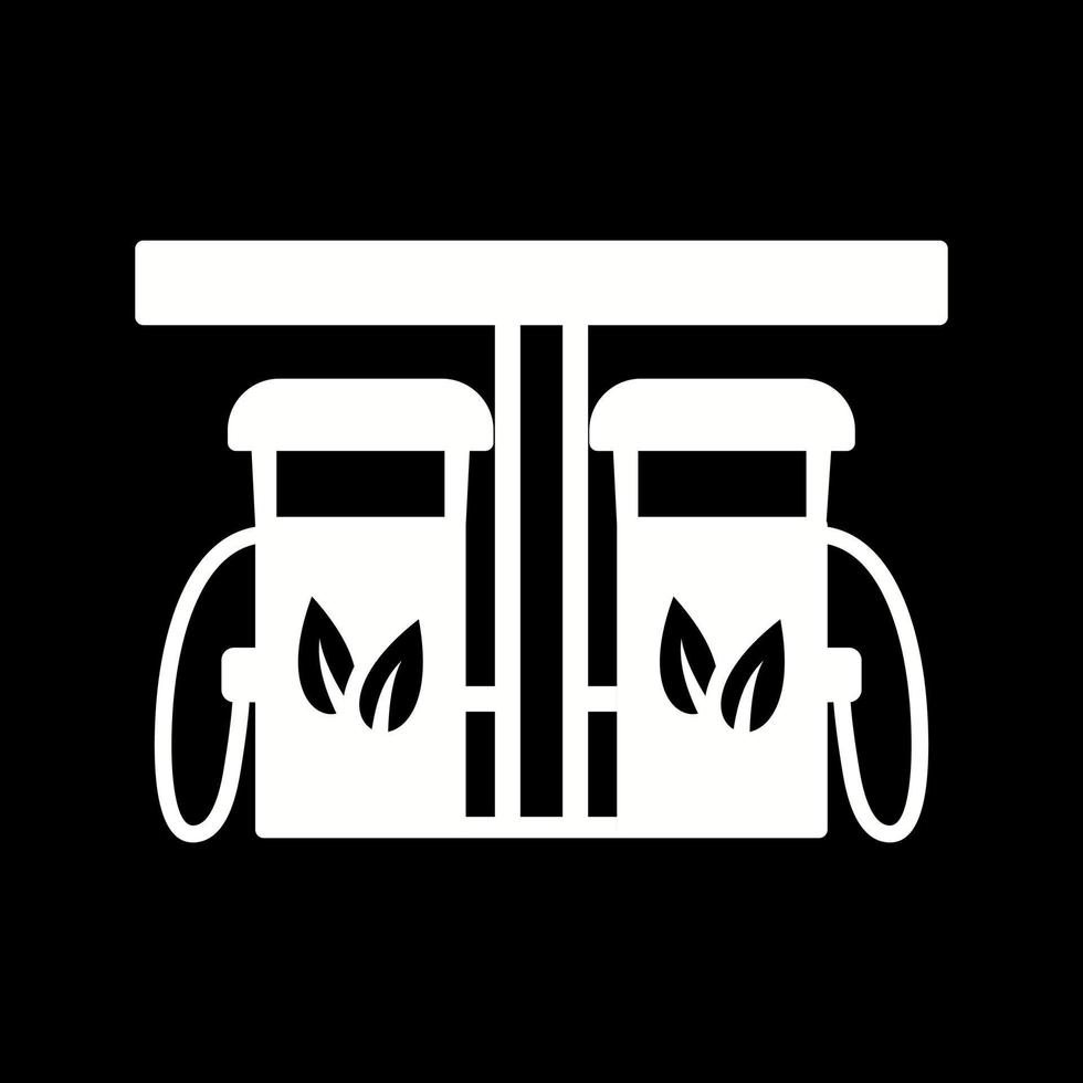 Eco friendly Petrol Pump Vector Icon
