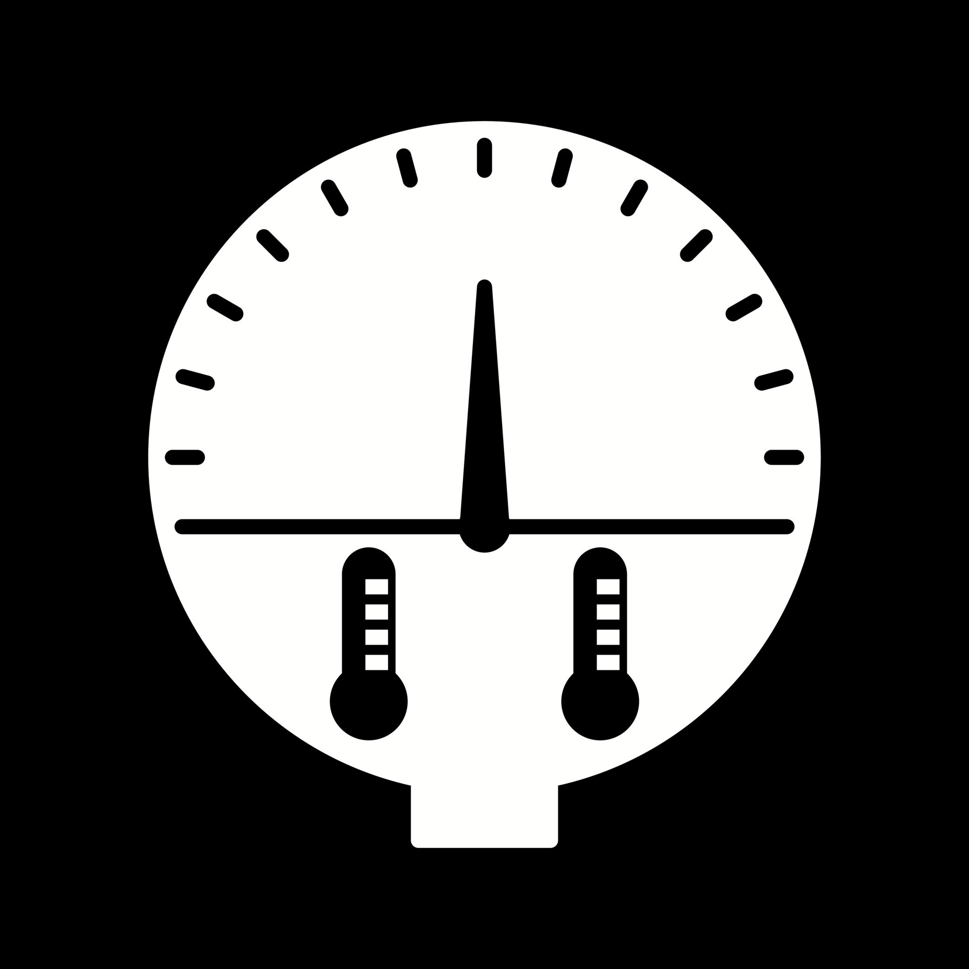 icono de vector de indicador de temperatura 17141900 Vector en Vecteezy