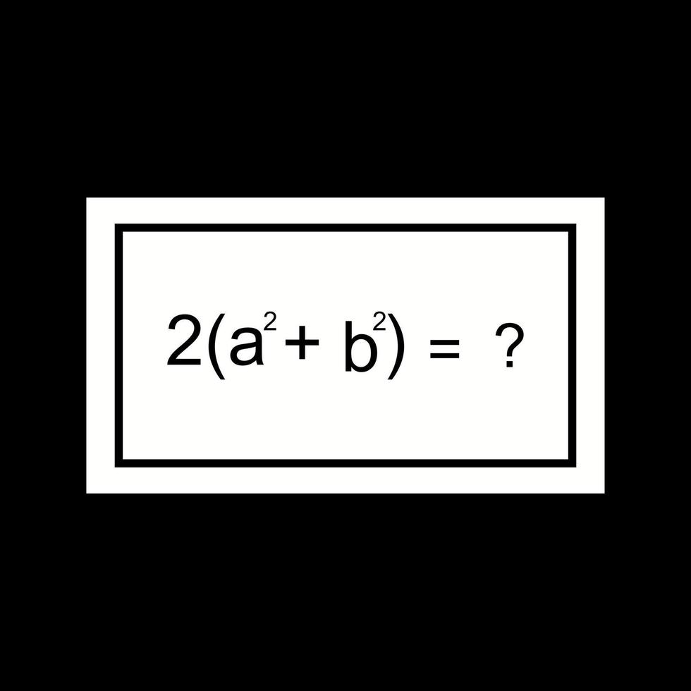 Beautiful Solving Formula Glyph Vector Icon