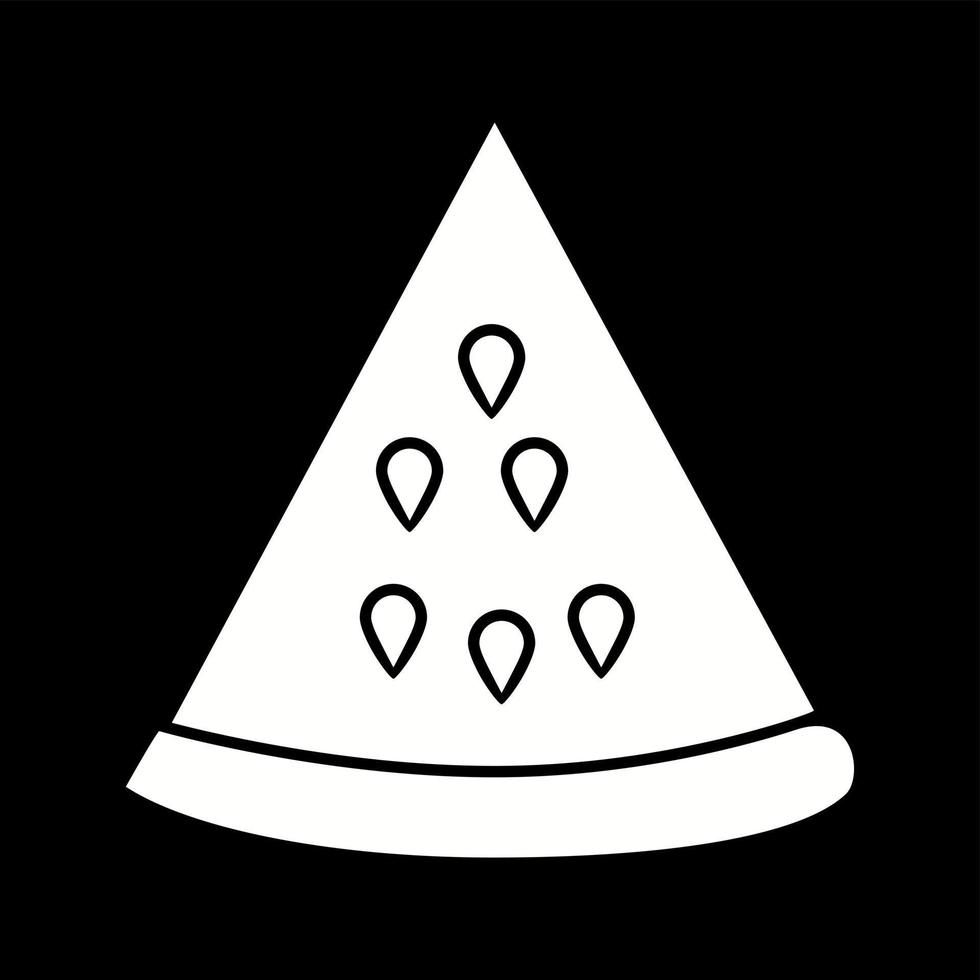 Unique Watermelon Vector Glyph Icon