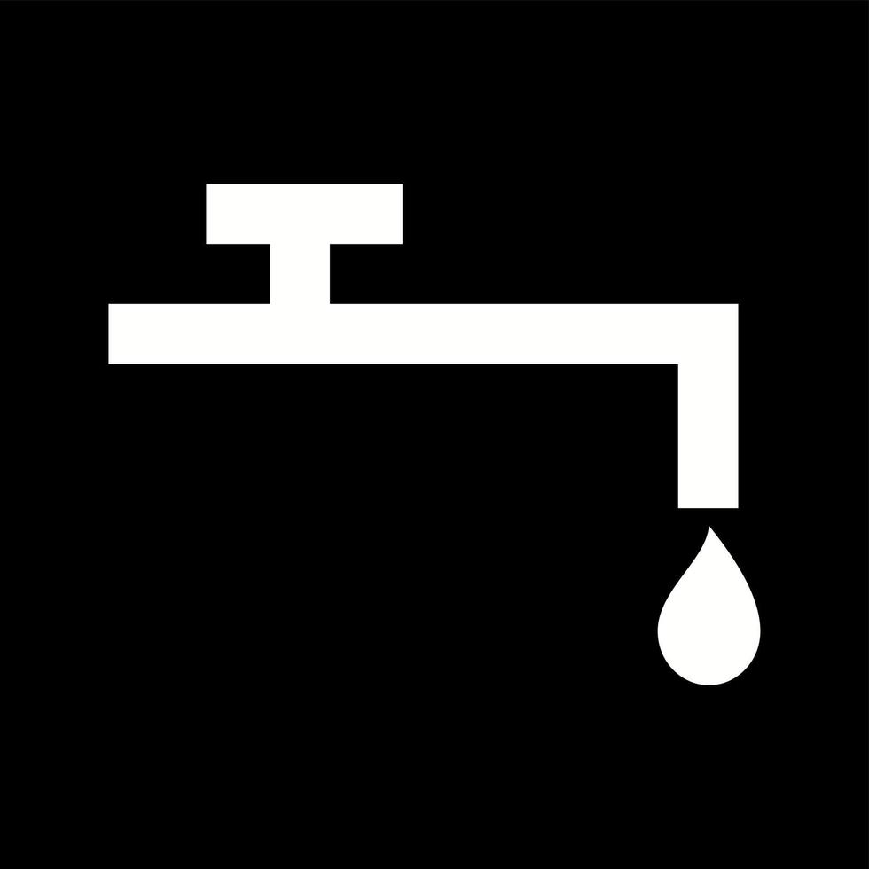 Unique Water Vector Glyph Icon