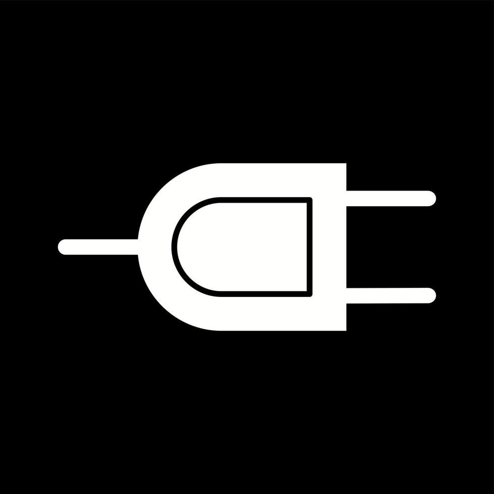 Unique Plug II Vector Glyph Icon