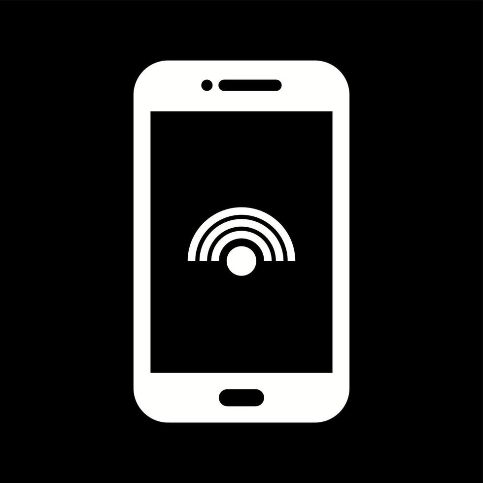 Unique Wifi Connection Vector Glyph Icon