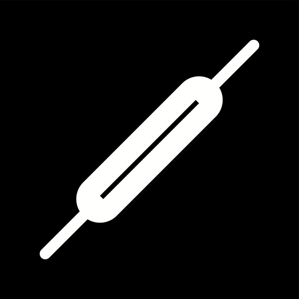 Unique Roller And Pin Vector Glyph Icon