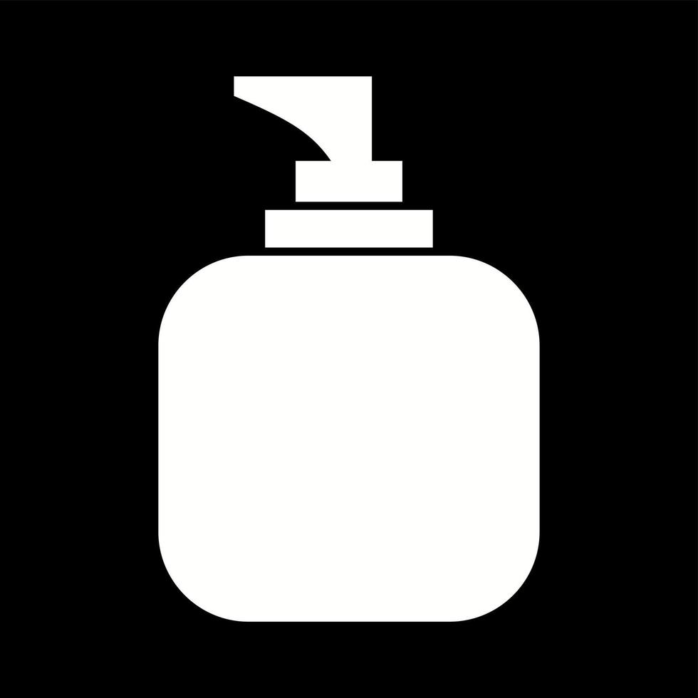 Unique Lotion Vector Glyph Icon