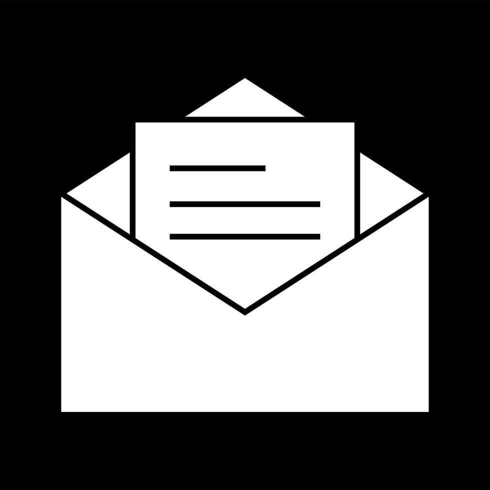 Unique Invitaion To Party Vector Glyph Icon