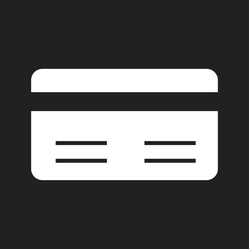 Beautiful Card Vector Glyph Icon