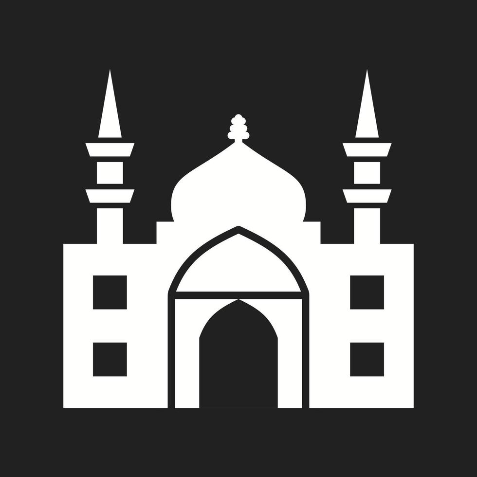 Beautiful Mosque Vector Glyph Icon